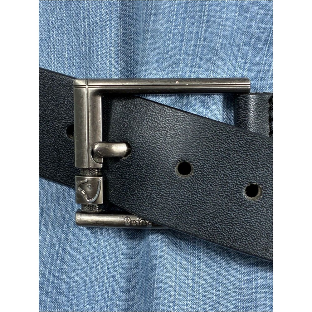 Plus size Being Human Womens belt Sz 2XL leather heart engraved buckle